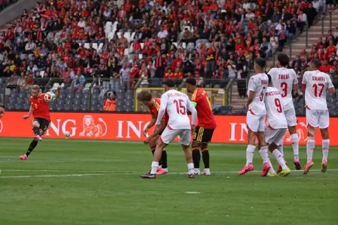 بلجيكا توجه جرس إنذار لمصر قبل المونديال بخماسية أمام تونس